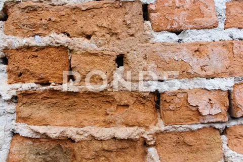 Textured old bricks Stock Photos