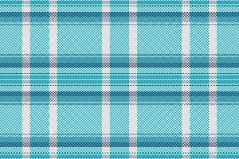 Textured pixel plaid pattern in soft, cool tones. Ideal for backgrounds, text Illustrazione stock