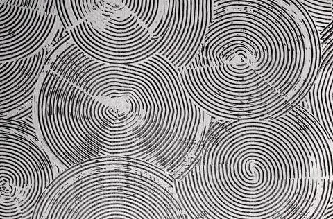 Textured plaster for walls, patterns in the form of rings. The texture is ... Stock Photos