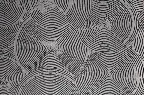 Textured plaster for walls, patterns in the form of rings. The texture is ... Stock Photos
