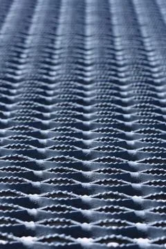 Textured platform tread Foto stock