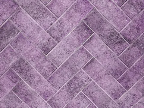 Textured Purple Tile with Classic Pattern for Interior Design Stock Photos