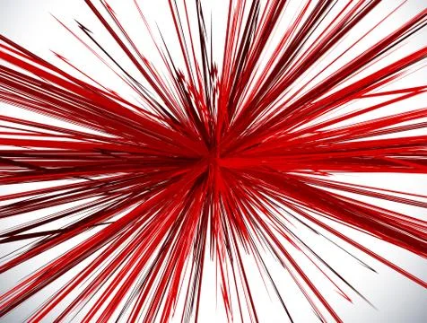 Textured radial lines spreading explosion effect. Starburst, sunburst pattern Stock Illustration
