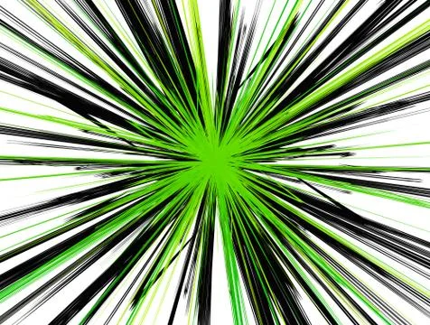 Textured radial lines spreading explosion effect. Starburst, sunburst pattern Stock Illustration