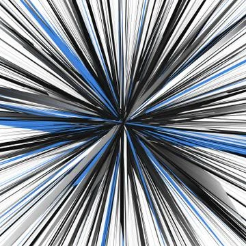 Textured radial lines spreading explosion effect. Starburst, sunburst pattern Stock Illustration