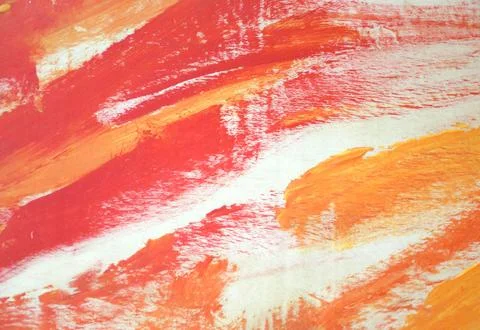 Textured red and orange painted background Stock Illustration