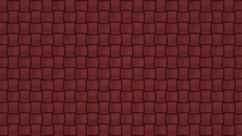 Textured red wall with square patterns creates a bold Stock Footage 338276998