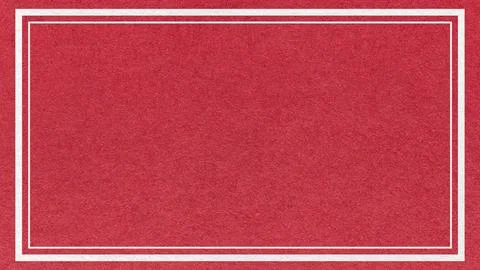 Textured red wine paper background with white double frame border and copy sp Stock Illustration