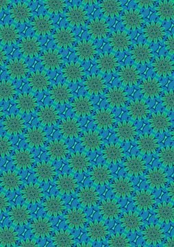 Textured repeat background with neon green, ocean blue, deep navy, midnight blue 스톡 일러스트