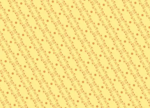 Textured repeat background with pool blue, sorbet yellow, mustard, sunset orange Stock Illustration