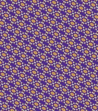 Textured repeat background in royal purple, lime punch, white smoke, vivid orang Illustrazione stock