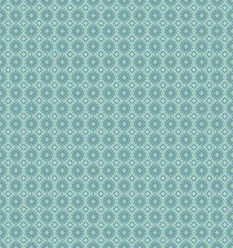 Textured repeat background in sea grass, algae mist, deep moss, underwater teal Illustrazione stock