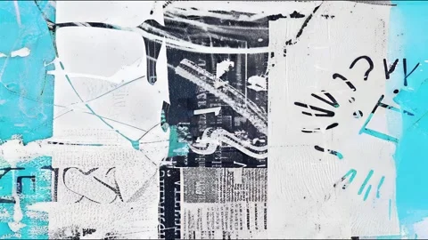 Textured Retro Grunge Texture Frame Stock Footage 300828813