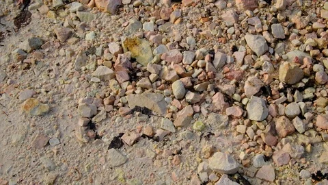 Textured Road Surface Close Up Stock Footage 121752978