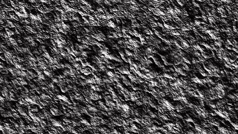 Textured rock surface shows an irregular, monochrome pattern in black and whi Stock Illustration