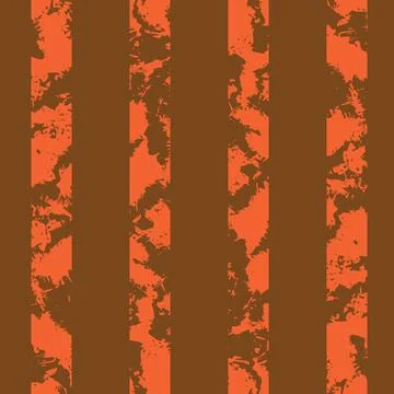 Textured rusty vertical stripes seamless vector pattern Stock Illustration