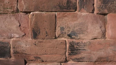 Textured sandstone background textured surface close up UK 4K Stock Footage 149431700