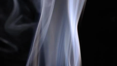 Textured Smoke Macro Slow Mo Stock Footage 296686369