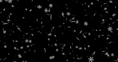 Textured snowflakes swirl in a dance, creating an abstract winter painting3 Stock Footage 324514161