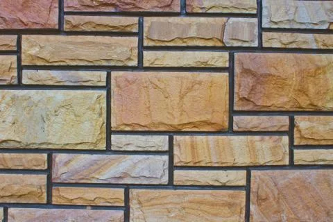 Textured stone wall 스톡 사진