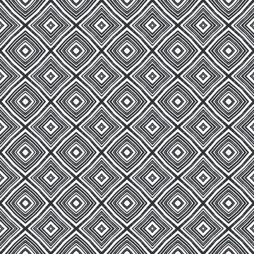 Textured stripes pattern. Black symmetrical 스톡 일러스트