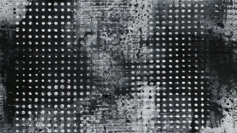 Textured Stylized Grunge Texture Layer Stock Footage 293919739
