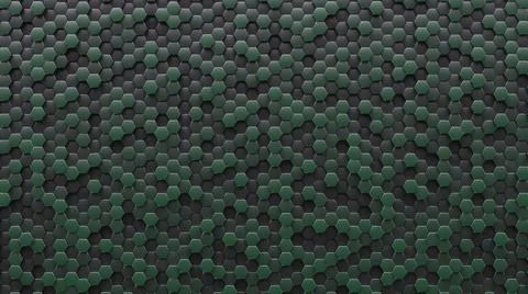 Textured surface background. Dark green cells. Illustrazione stock