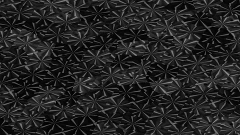 Textured Surface Patterns Moving Across Dark Geometric Tiles Stock Footage 328588107