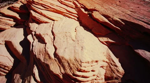 Textured surface of rocks Stock Footage 46058352