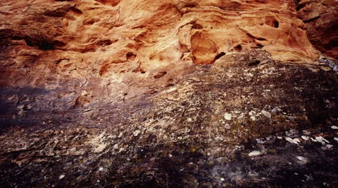 Textured surface of rocks Vidéo 46059064