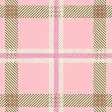 Textured tartan plaid, vector pattern Stock Illustration
