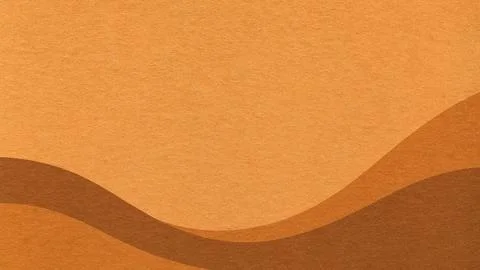Textured terracotta paper background with rust and copper wavy lines and wave Stock Photos
