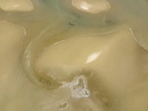 Textured Tidal Sand Pattern Stock Photos