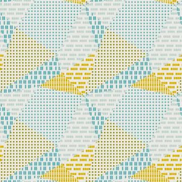 Textured triangle polygon geometric seamless pattern Stock Illustration