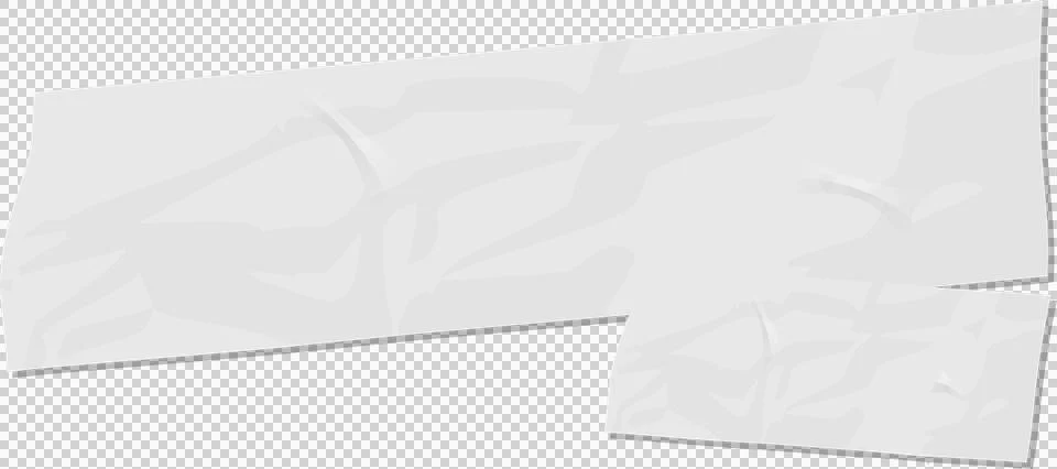 Textured vector design is showing two crumpled paper banners overlapping on Illustrazione stock