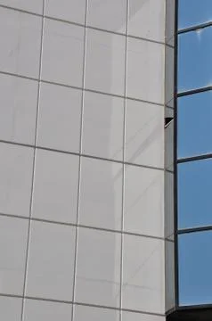 Textured wall and windows Foto stock