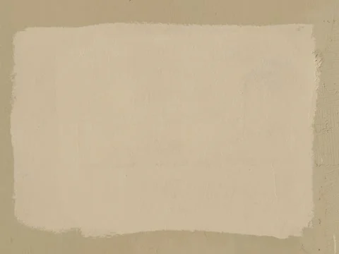 A textured wall background with a light beige paint patch square rectangle Stock Footage 318399991