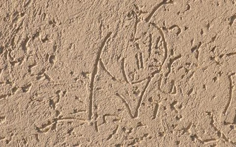 Textured wall with pattern Stock Photos