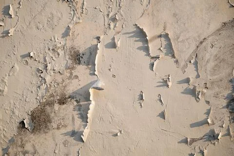 Textured wall with peeling paint Stock-Fotos