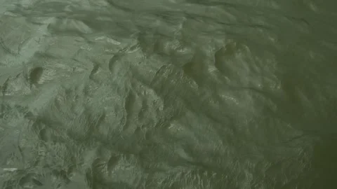 Textured water surface forms a muted natural pattern in India Stock Footage 346609591