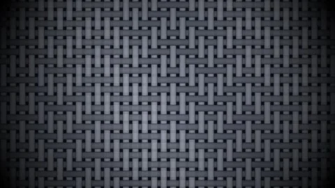 Textured weave pattern in dark shades on a flat surface Stock Footage 338234968