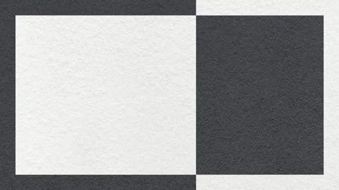 Textured white, black paper background with frame and geometric panel. Templa Stock Illustration