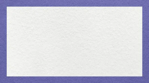 Textured white paper background with lavender border. Backdrop with violet fr Stock Illustration