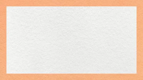 Textured white paper background with light peach border. Backdrop with coral  Stock Photos