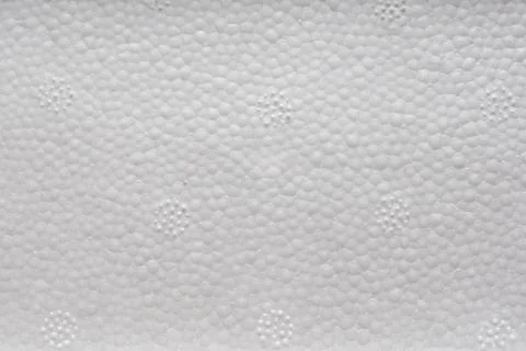 Textured white styrofoam background, close-up Stock-Fotos