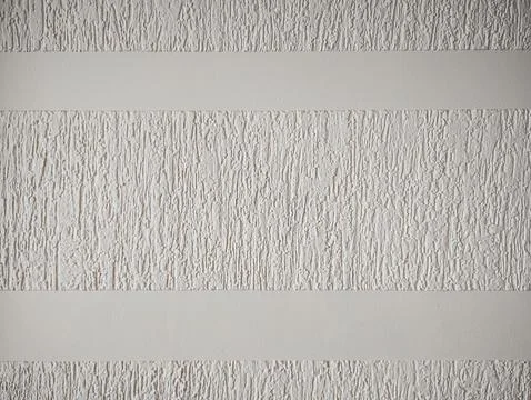 Textured white wall with two horizontal stripes Stock Photos