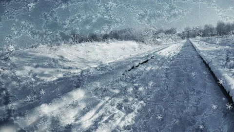 Textured Winter Background Loop Stock Footage 202555032