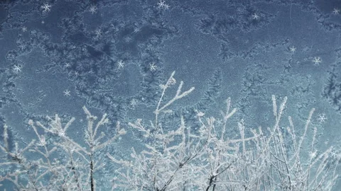 Textured Winter Background Loop Stock Footage 202557073