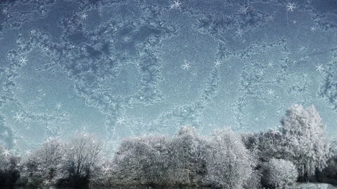 Textured Winter Background Loop Stock Footage 202558847