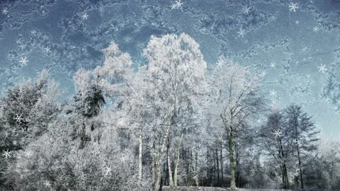 Textured Winter Background Loop Stock Footage 202565723